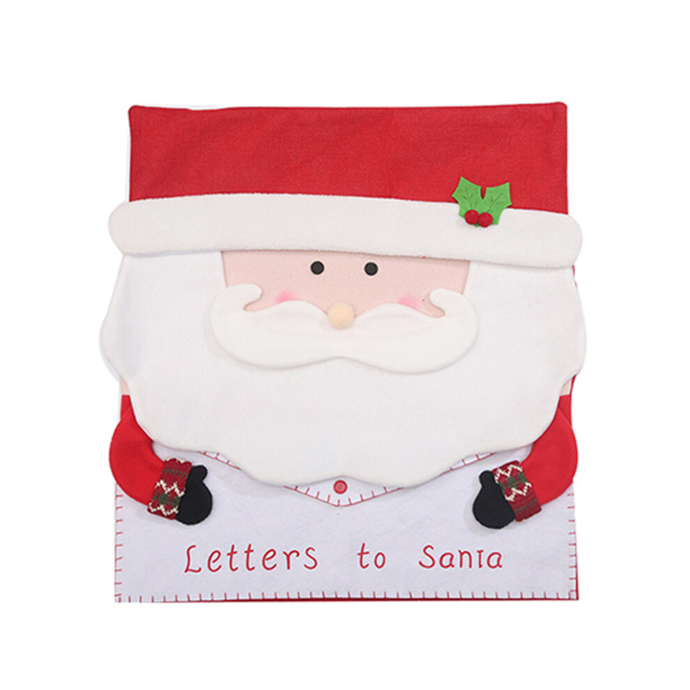 (Santa Claus) Christmas Dining Chair Cover Envelope Dust-proof Slipcover Banquet-image-OPC-PKKBPCX-NEW