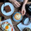 agate stone coaster round geometric heat insulation mug pad 7