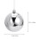 12pcs Small Silver Baubles For Home Decoration Christmas Tree 2