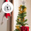 12pcs Small Silver Baubles For Home Decoration Christmas Tree 4