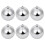 12pcs Small Silver Baubles For Home Decoration Christmas Tree 9