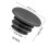 tappi terminali manubrio bici 22mm 10 pezzi neri 4