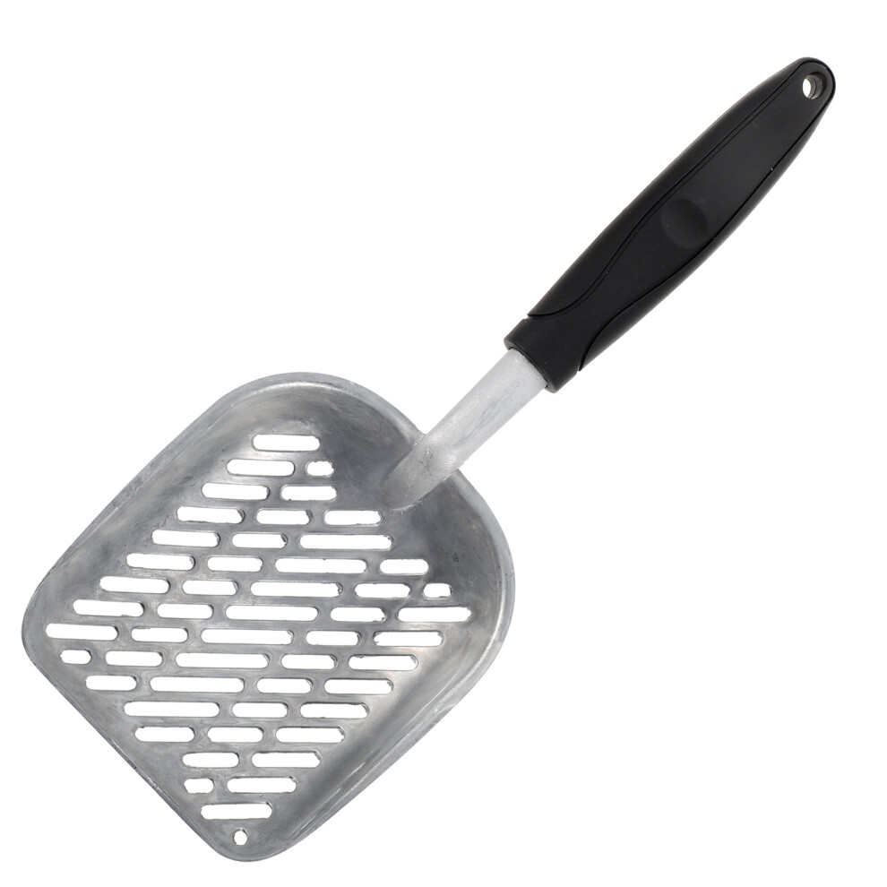 Szczytka Stali Nierdzewnej Do Piasku Dla KotóW, BiałA-image