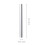 3 pezzi penne vuote con rotazione, manicure e 9