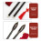 set bawu in resina con borsa per strumento musicale a 10
