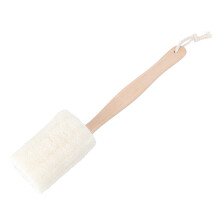 Długa naturalna gąbka do peelingu ciała z , szczotka do pleców