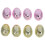 32 Pcs Easter Mirror Ball Egg Ornaments Glass Decor For Indoors 2