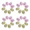 32 Pcs Easter Mirror Ball Egg Ornaments Glass Decor For Indoors 8