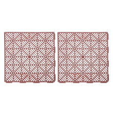 2 antislip vloerkussens van plastic voor buiten, tuinondergrondmatten