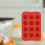 12- eiswürfelform schokoladenform küchenzubehör rot 7