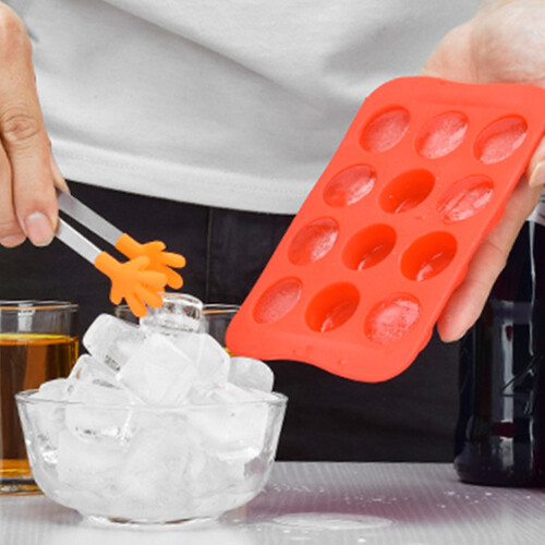 12- eiswürfelform schokoladenform küchenzubehör rot 1