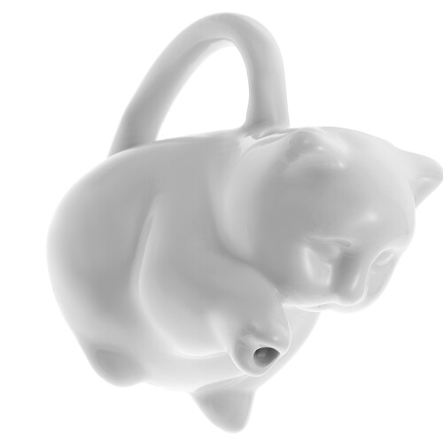 keramik milchkännchen tierform, saucenschale, kaffeepull-blumenbecher 1