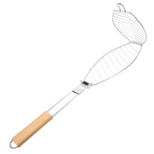 Faltbarer portable Grillkorb aus Edelstahl für Fisch – BBQ-Grillkorb