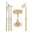 duftstäbchen- -set aus messing mit räucherpulver- 10