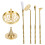 duftstäbchen- -set aus messing mit räucherpulver- 1