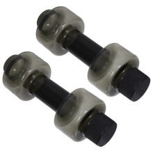 2 hantelförmige wasserflaschen für sport und fitness