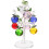 1 set kristallapfelbaum – künstliche baumfigur wohnzimmer 11