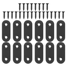 12 flache winkelbleche metall für reparatur befestigung