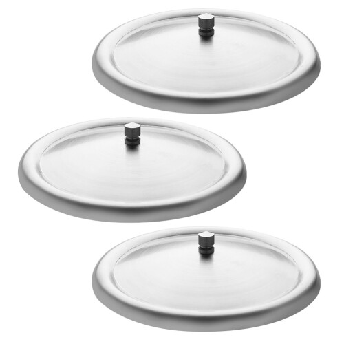 3 runde becherdeckel, staubdicht, hitzebeständig