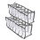 2 pcs wardrobe clothes organizers with multi-grids divider boxes 7