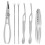 1 set, 6-teilig, , -tools mit 3