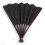 Men Folding Bamboo Blank Hand Fan Wedding Party Gift (Black) 10