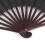 Men Folding Bamboo Blank Hand Fan Wedding Party Gift (Black) 8