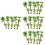 40 Pcs Miniature Palm Tree Model Micro Scenery DIY Decor 8
