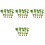 40 Pcs Miniature Palm Tree Model Micro Scenery DIY Decor 5