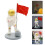 2Pcs Plastic Astronaut Statue Cake Topper Desktop Decoration 11