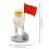 2Pcs Plastic Astronaut Statue Cake Topper Desktop Decoration 10
