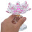 Crystal Lotus Tea Light Holder for Buddhist Altar 8