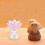 Crystal Lotus Tea Light Holder for Buddhist Altar 11