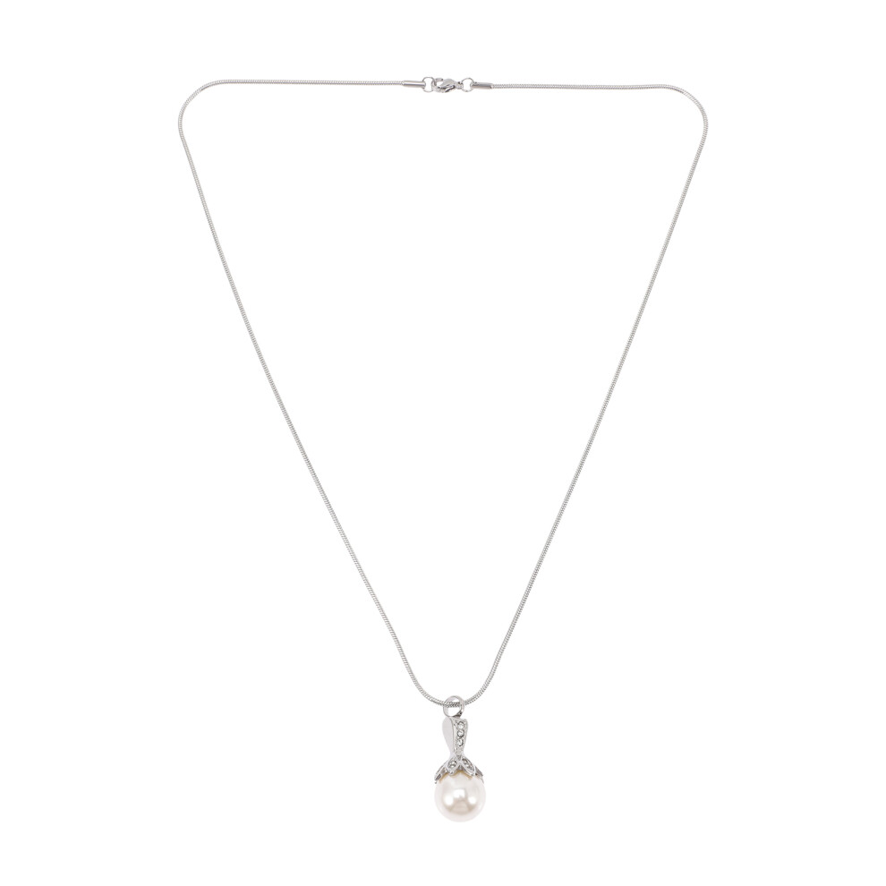 Naszyjnik Z Wisiorkiem-Urną Stali Nierdzewnej Z KryształEm-image