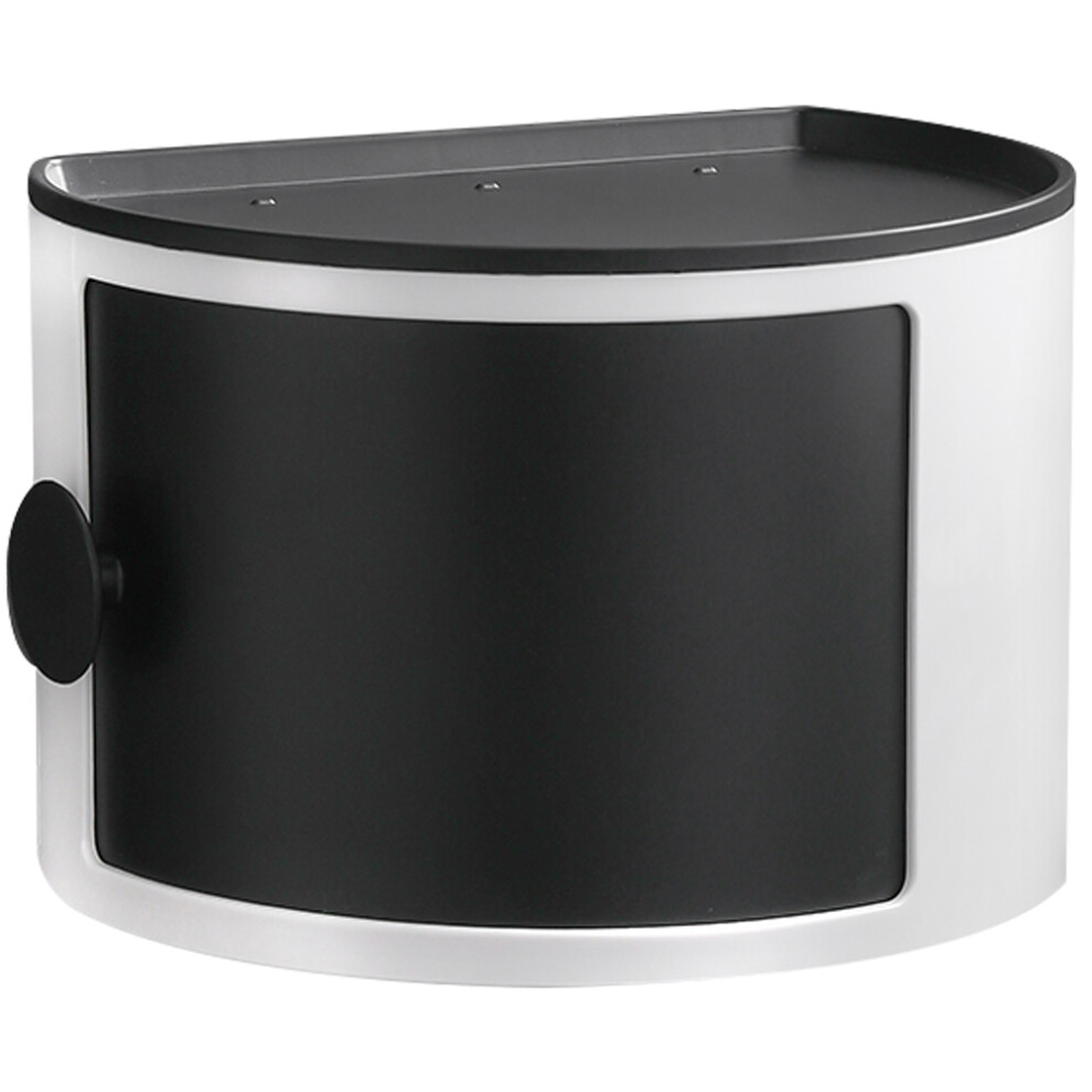 1pcs Roll Paper Box Toilet Holder Storage Black 1 Layer-image-OPC-PKKCMM5-NEW