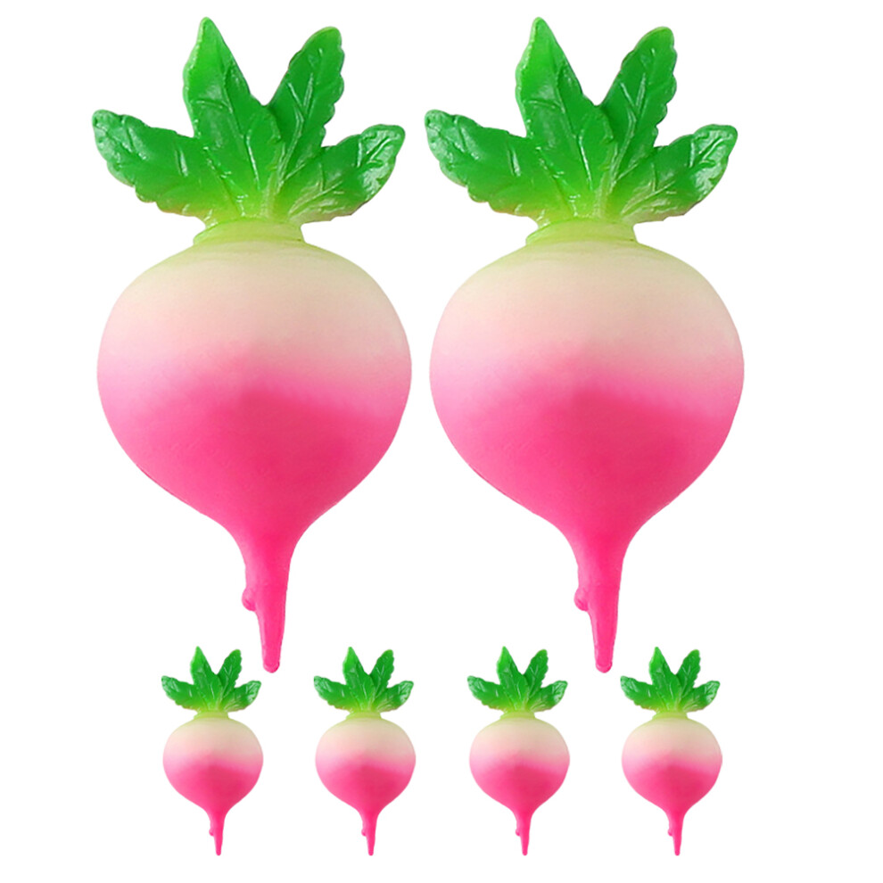 30 Pcs Small Faux Radish Resin Craft Vegetable Decor-image-OPC-PKKCMMW-NEW