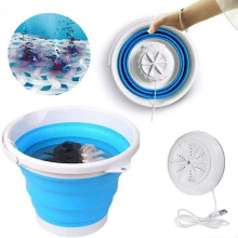 Portable Mini Ultrasonic C Turbine Washer Turbo Wash Collapsible, Lightweight Travel Wash, USB Powered, Convenient for Travel, Home, Business Trip.