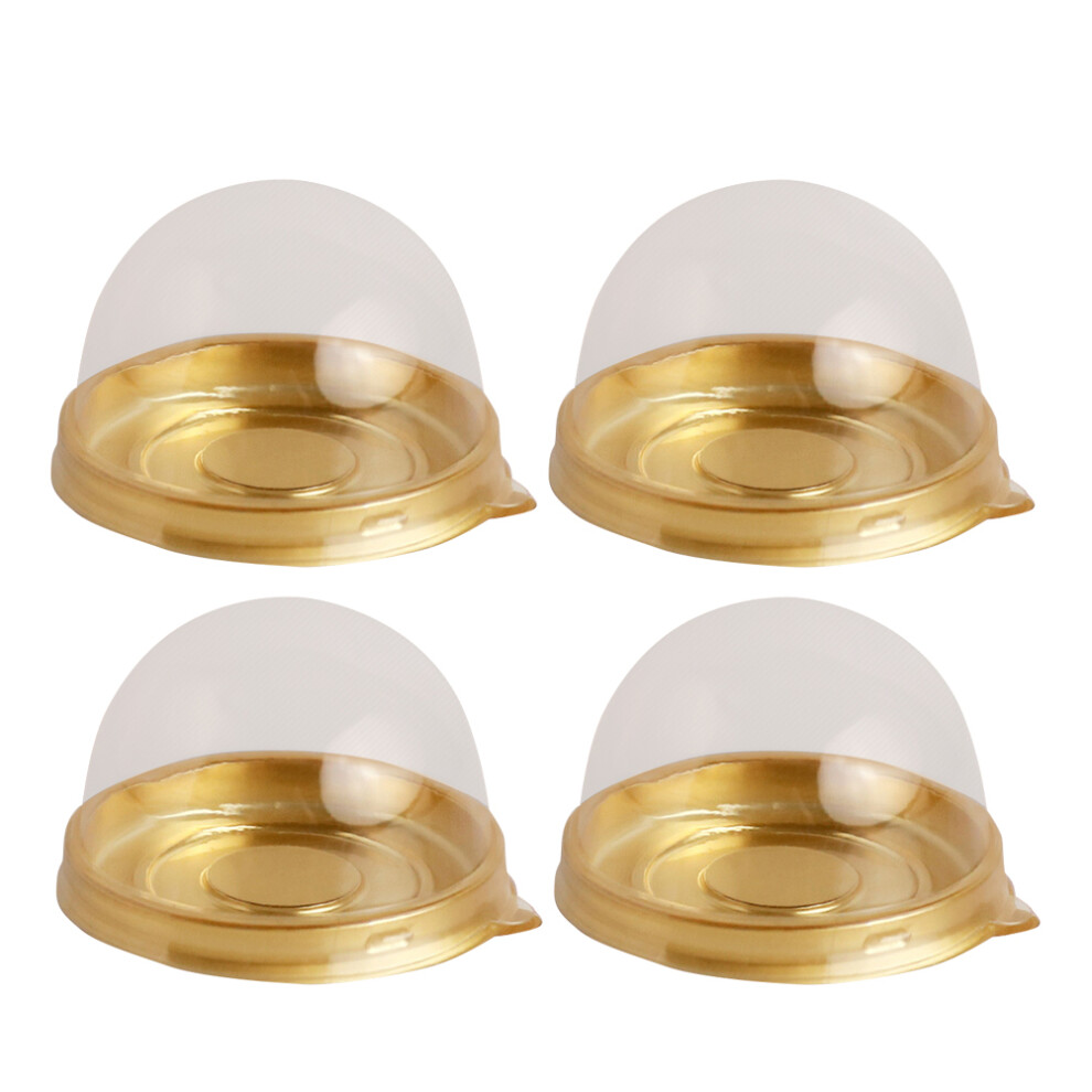 50 Szt. OkrąGłYch Plastikowych PudełEk Na Wypieczki Z Nadzieniem-image