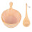 conjunto balde e colher para sauna, acessórios práticos 6