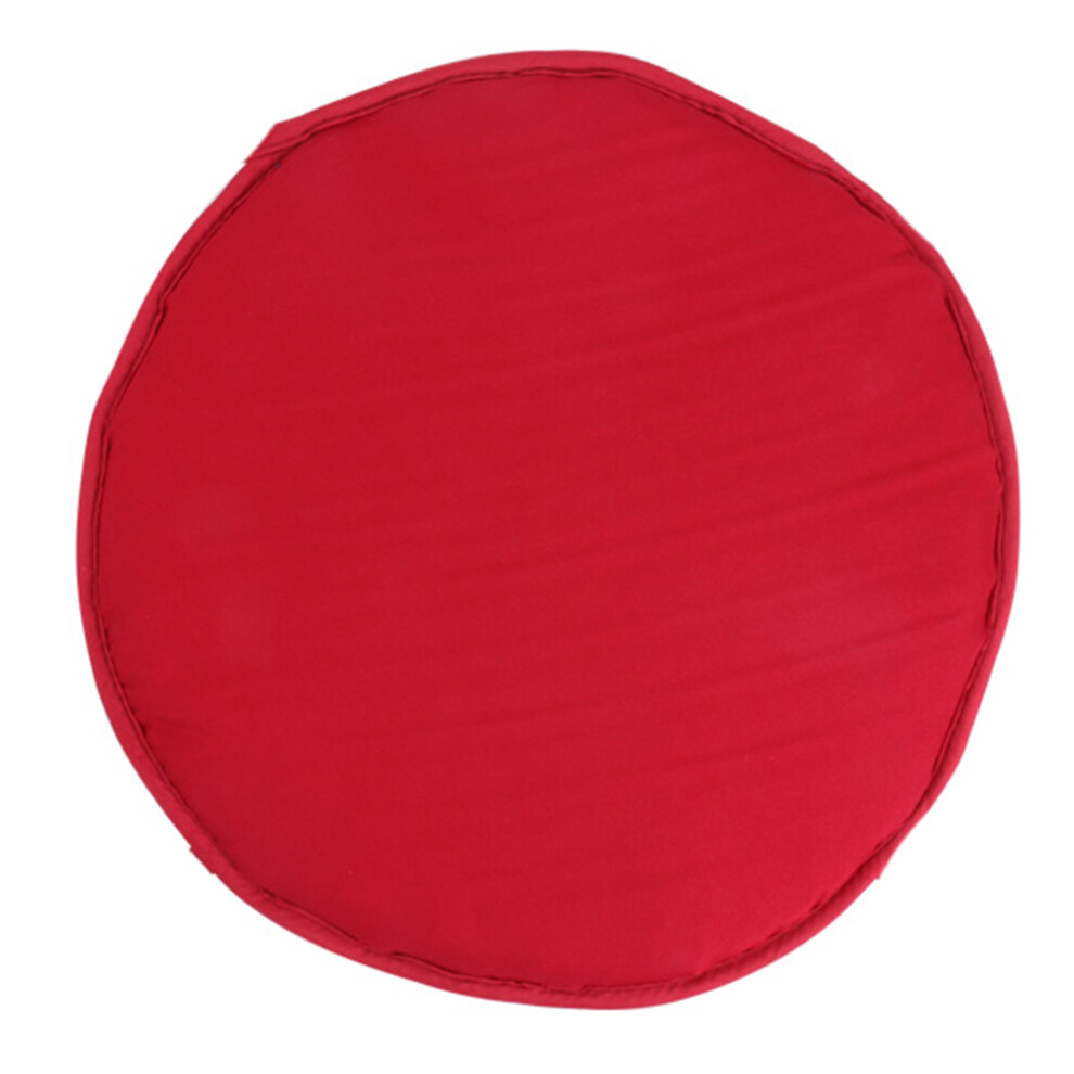 1 Szt. OkrąGłA GąBkowa Poduszka 30 Cm Ciemnoczerwona Do Siedziska-image