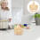 travessa de vidro com tampa 290 ml para doces e cotonetes 6