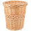 Wicker Trash Can Rectangular Light Yellow 1 Piece 5