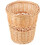 Wicker Trash Can Rectangular Light Yellow 1 Piece 3