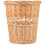 Wicker Trash Can Rectangular Light Yellow 1 Piece 7