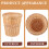Wicker Trash Can Rectangular Light Yellow 1 Piece 9