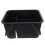 Small Storage Baskets Storage Basket Grey Plastic 1pc 1