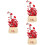 3Pcs Realistic Plastic Artificial Bonsai Tree Multi-Color Office Decor 8