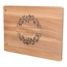 Premium Brown Walnut Carved Wooden Chopping Board Home Essential