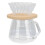1 set streifenglas-kaffeefilter, wiederverwendbares mit tüll 1