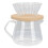 1 set streifenglas-kaffeefilter, wiederverwendbares mit tüll 5